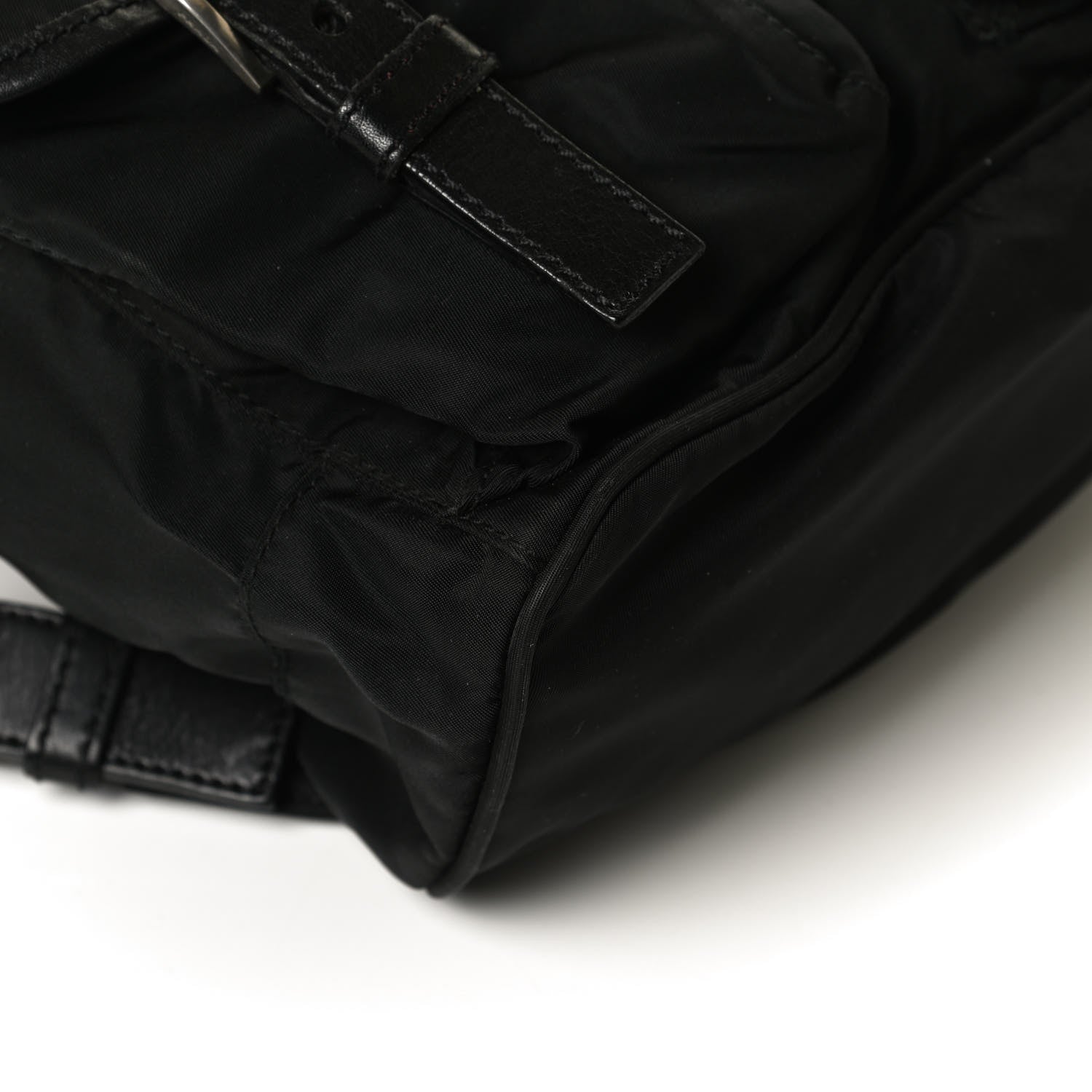 Prada Tessuto Nylon Vitello Backpack Black 11 of 16