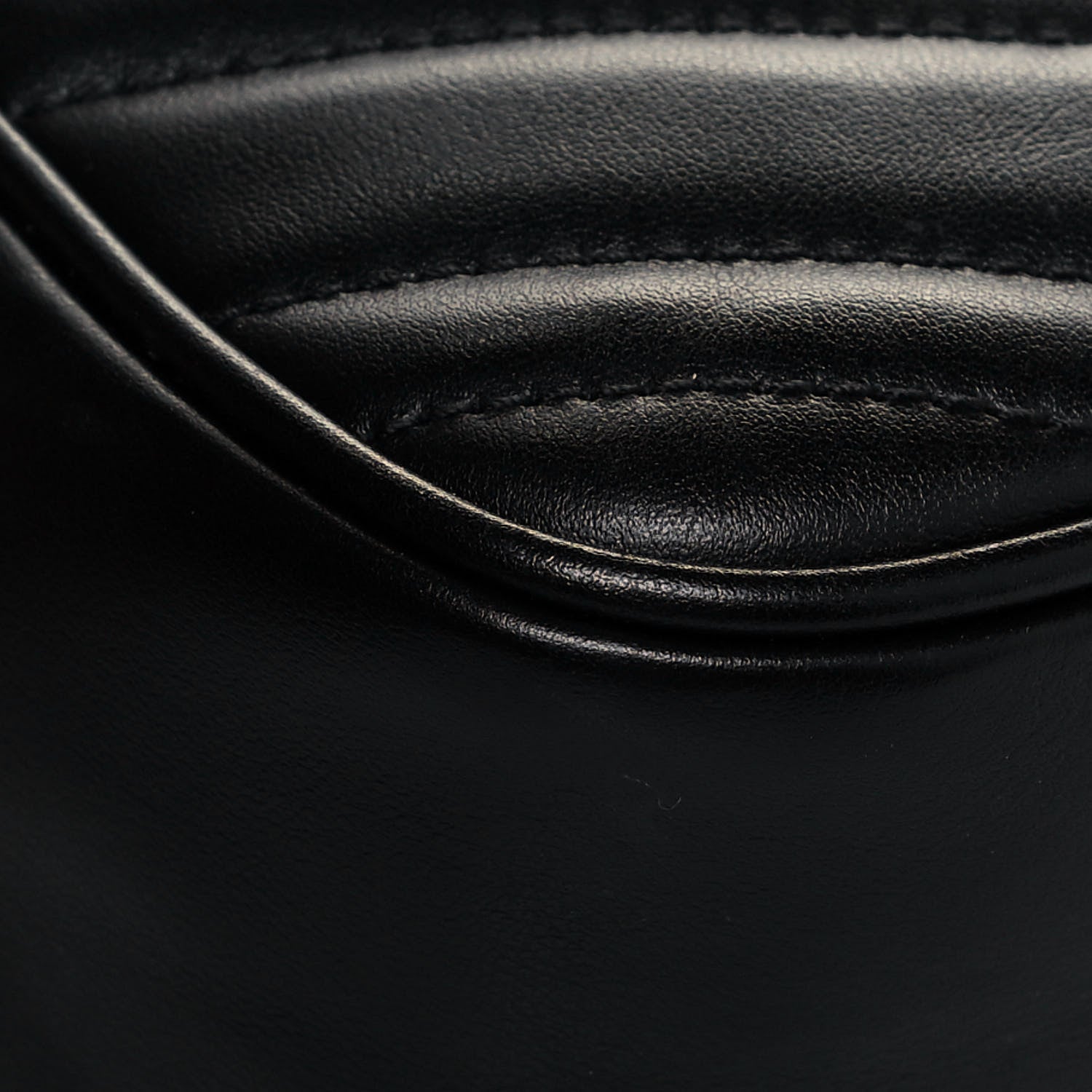 Gucci Calfskin Matelasse Small GG Marmont Chain Shoulder Bag Black 11 of 16