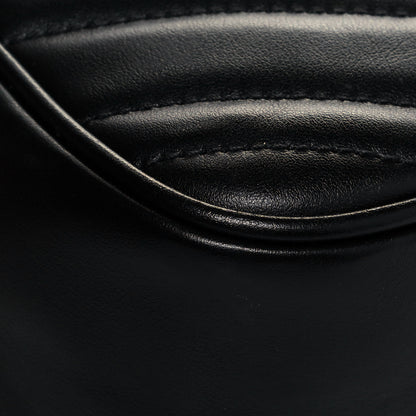 Gucci Calfskin Matelasse Small GG Marmont Chain Shoulder Bag Black 11 of 16