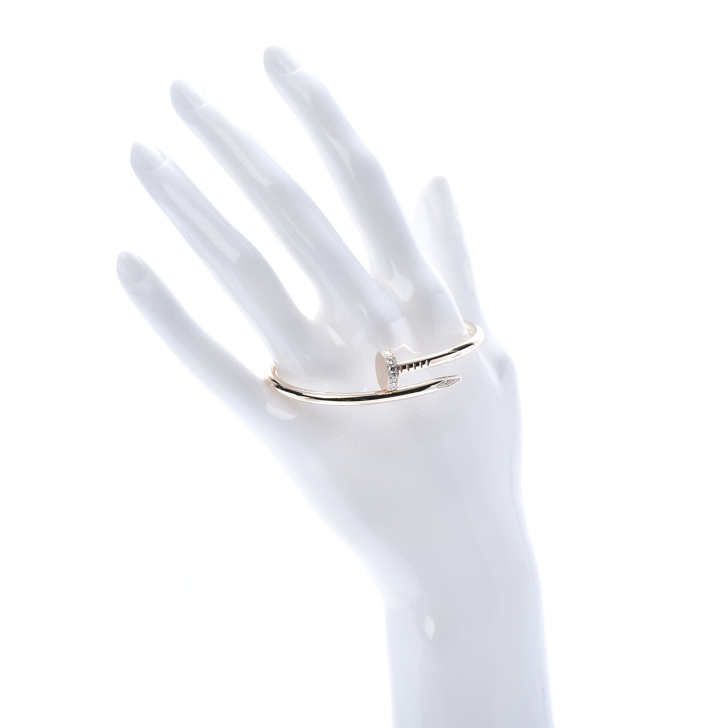 18K Pink Gold Diamond Juste Un Clou Bracelet 16