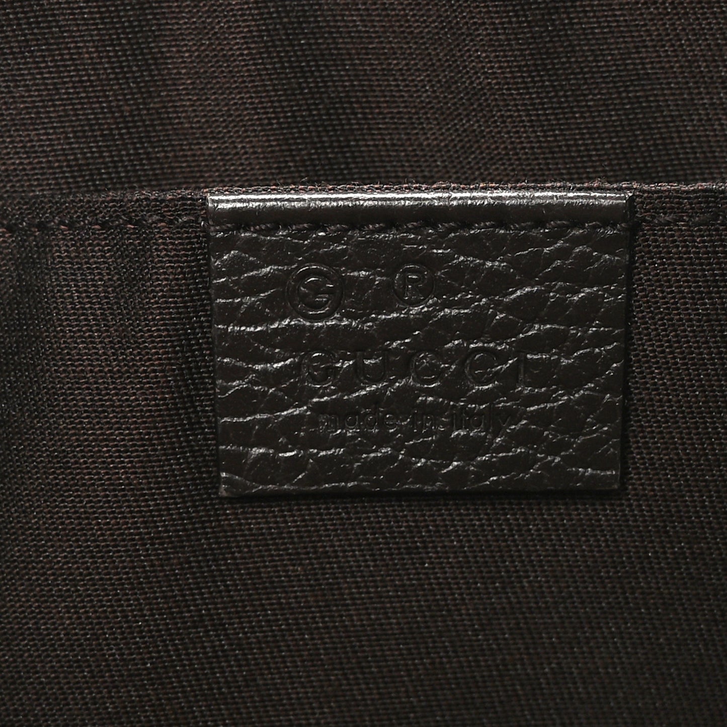 Monogram Belt Bag Dark Brown