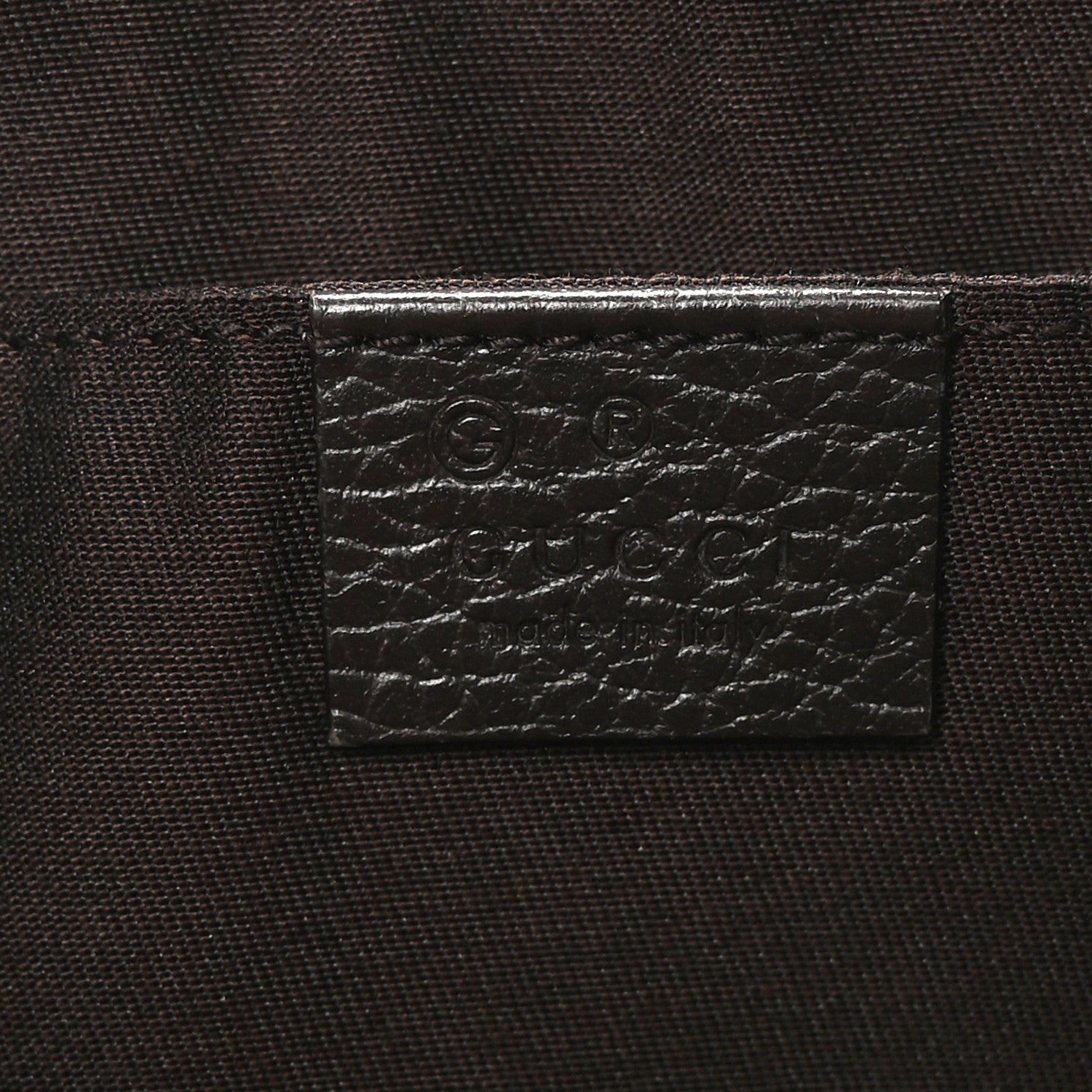 Gucci Monogram Belt Bag Dark Brown 6 of 10