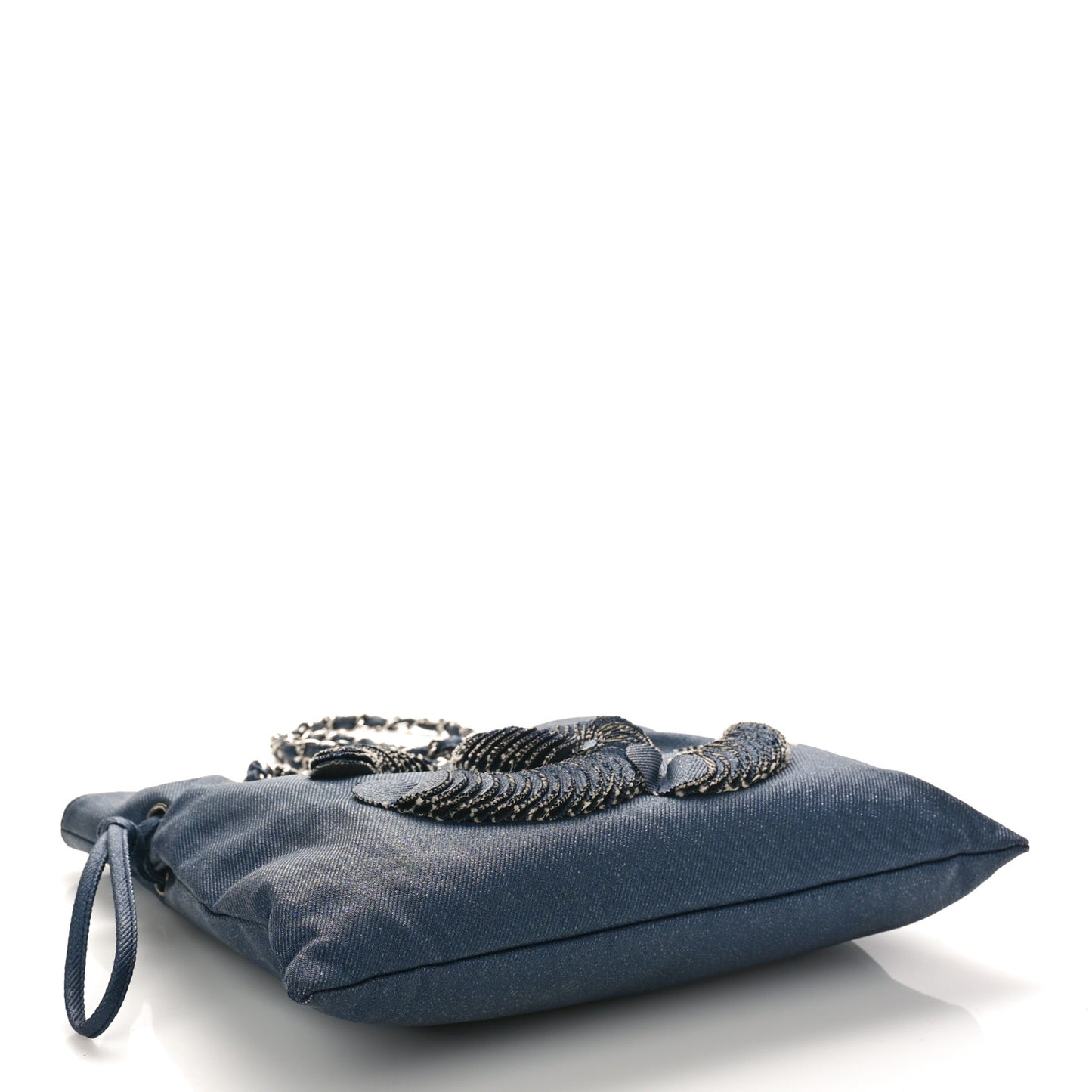 Denim Small CC Discus Tote Blue