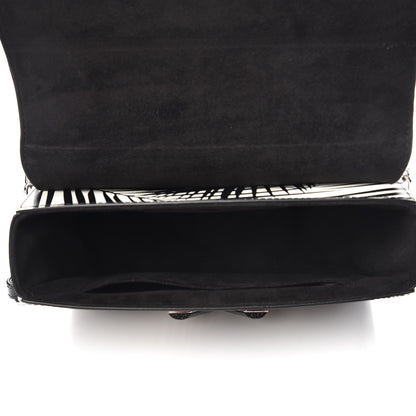 Louis Vuitton Monogram Infrarouge Palm Twist Shoulder Bag MM Black White 6 of 8