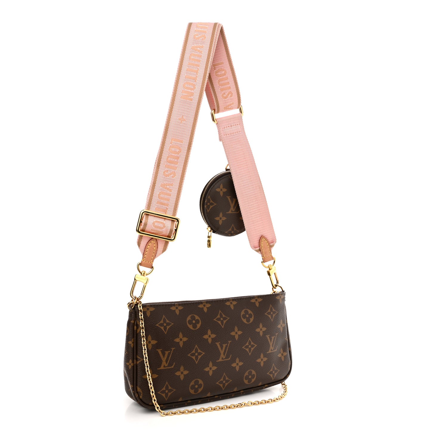 Monogram Multi Pochette Accessories Rose Clair