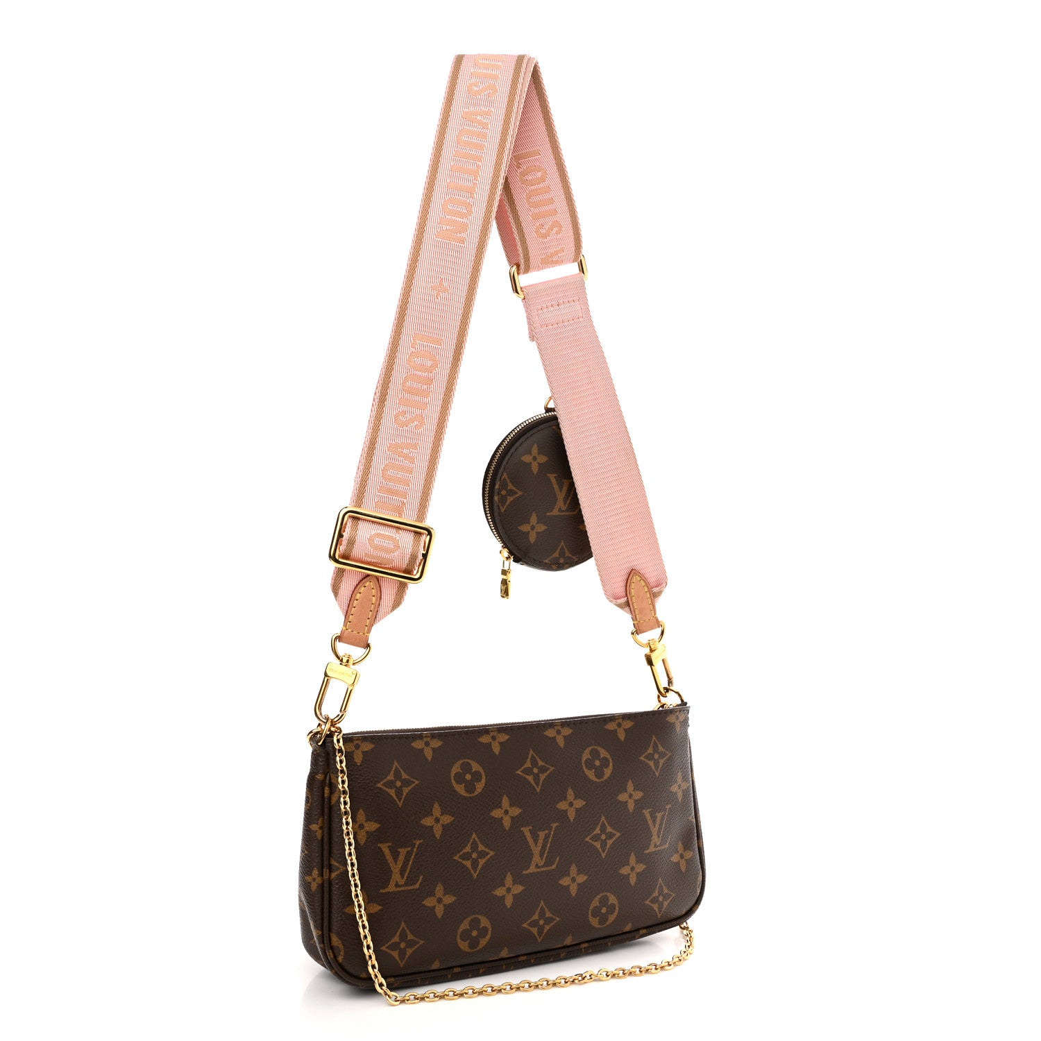 Louis Vuitton Monogram Multi Pochette Accessories Rose Clair 3 of 11