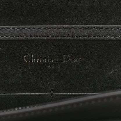 Christian Dior Ultra Matte Calfskin Diorama Wallet on Chain Pouch Black 6 of 9