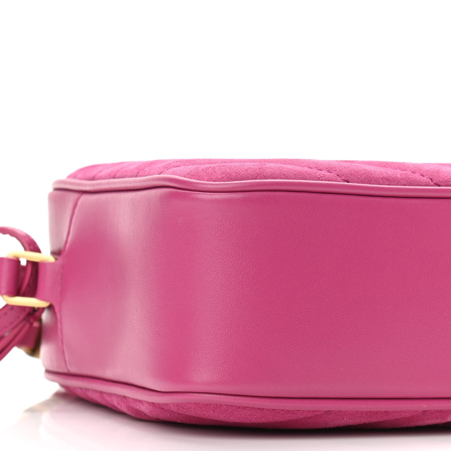 Saint Laurent Suede Matelasse Monogram Lou Camera Bag Rose 9 of 11