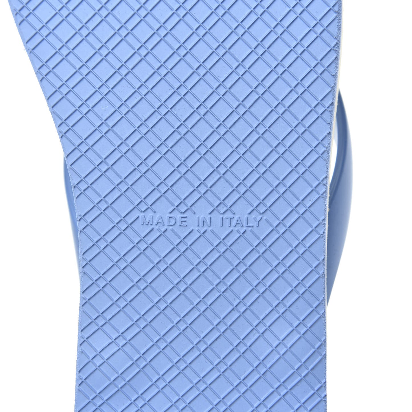PVC Camellia Thong Sandals 37 Blue