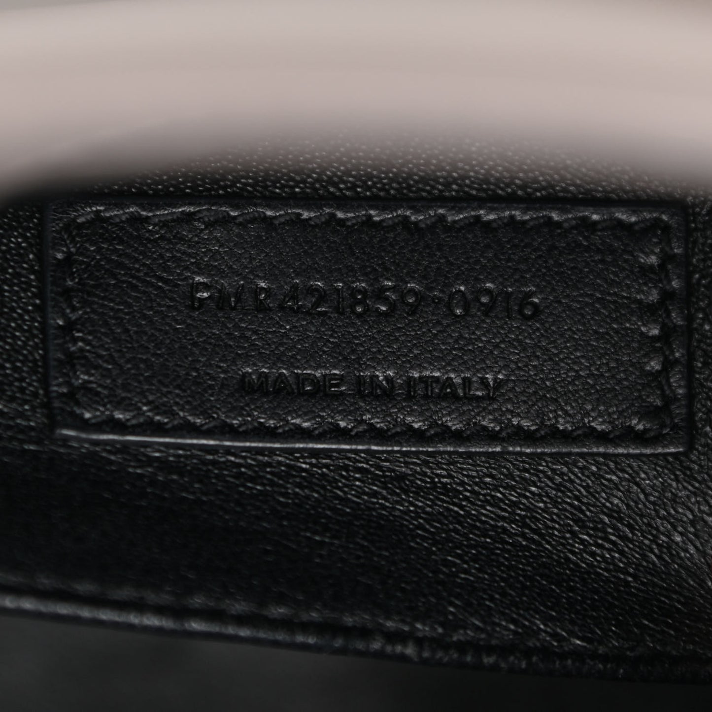 Grained Calfskin Baby Sac De Jour Fog