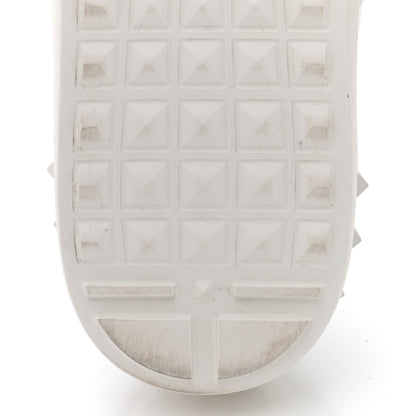 Valentino Garavani Calfskin Rockstud Untitled Open Sneakers 38 White 7 of 11