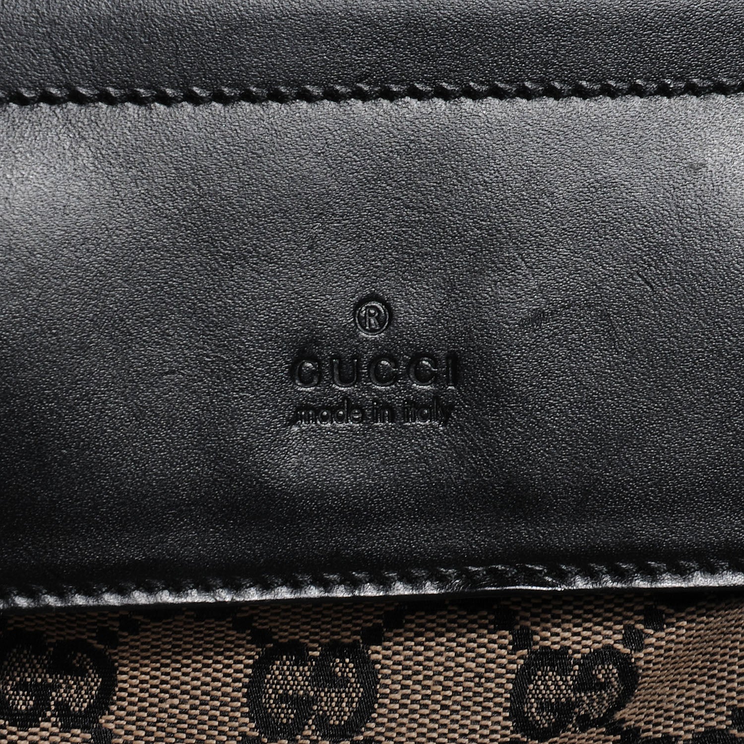 Gucci GG Monogram Web Double Pocket Belt Bag Navy 6 of 9