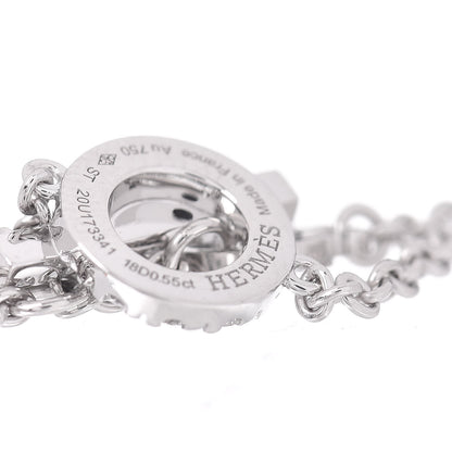 Hermes 18K White Gold Diamond Finesse Bracelet ST 4 of 5