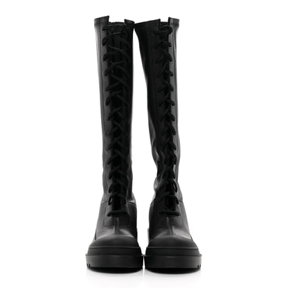 Christian Dior Nappa Stretch Dior Arcade High Boots 36.5 Black 2 of 14
