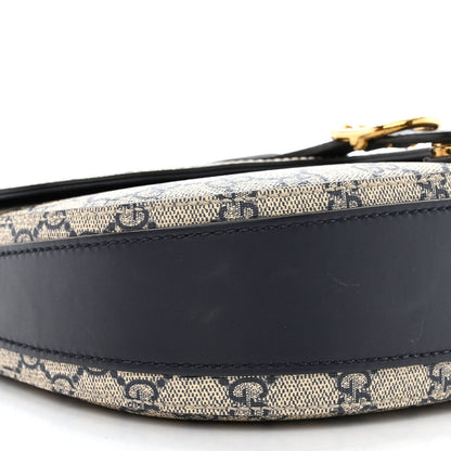 Gucci GG Supreme Monogram Small Messenger Shoulder Bag Beige Blue Navy 10 of 12