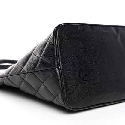 Chanel Caviar Quilted Medallion Tote Black 5 of 11