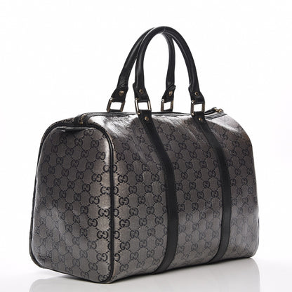 Gucci Crystal Monogram Medium Joy Boston Black 3 of 11