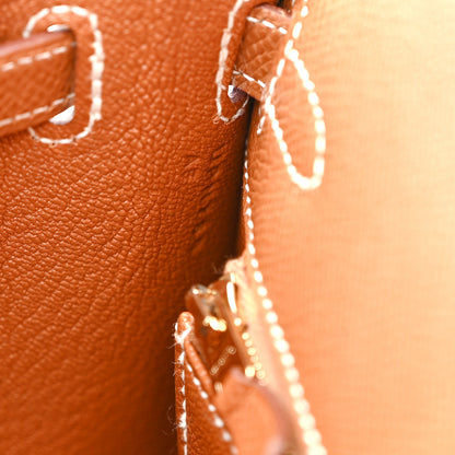 Hermes Epsom Kelly Sellier 25 Gold 7 of 11