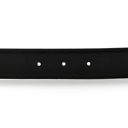 Hermes Box Togo H 32mm Belt 95 38 Black Gold 3 of 8