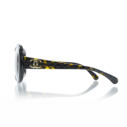 Chanel Tortoise Shell Quilted CC Sunglasses 5188 3 of 6