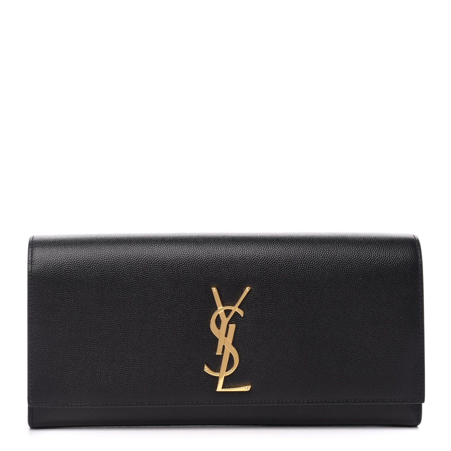 Grain De Poudre Monogram Cassandre Clutch Black