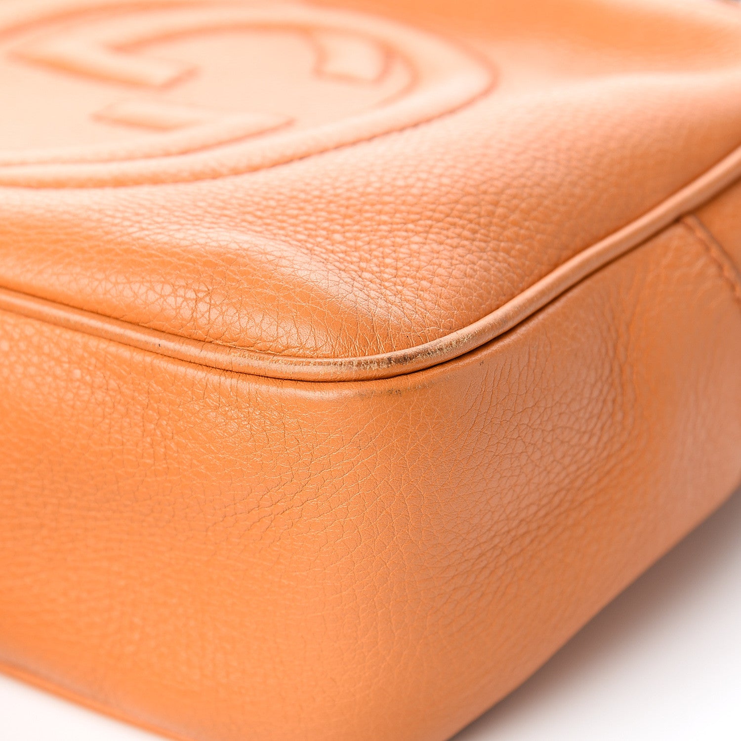 Gucci Pebbled Calfskin Small Soho Disco Bag Curcuma 12 of 16