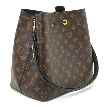 Louis Vuitton Monogram Neonoe MM Black 3 of 9