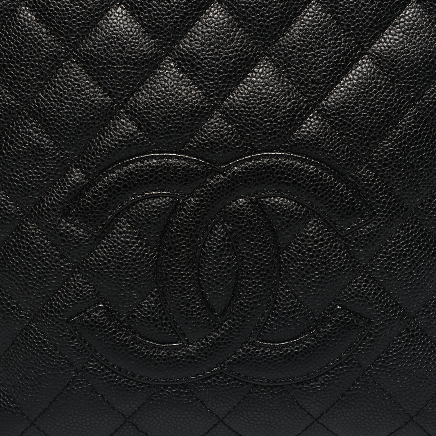 Chanel Caviar Quilted Petit Shopping Tote PST Black 8 of 11