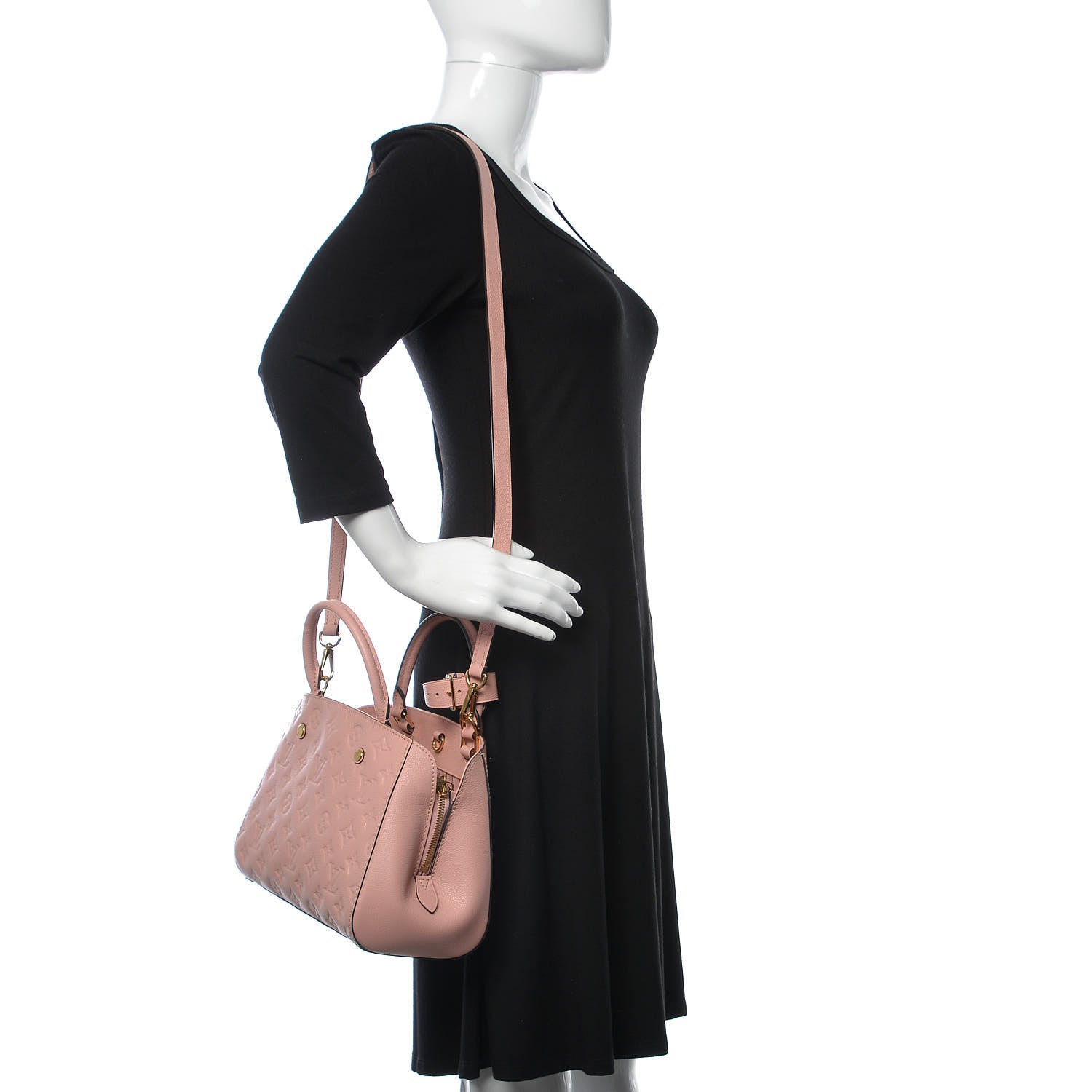Louis Vuitton Empreinte Montaigne BB Rose Poudre 2 of 9
