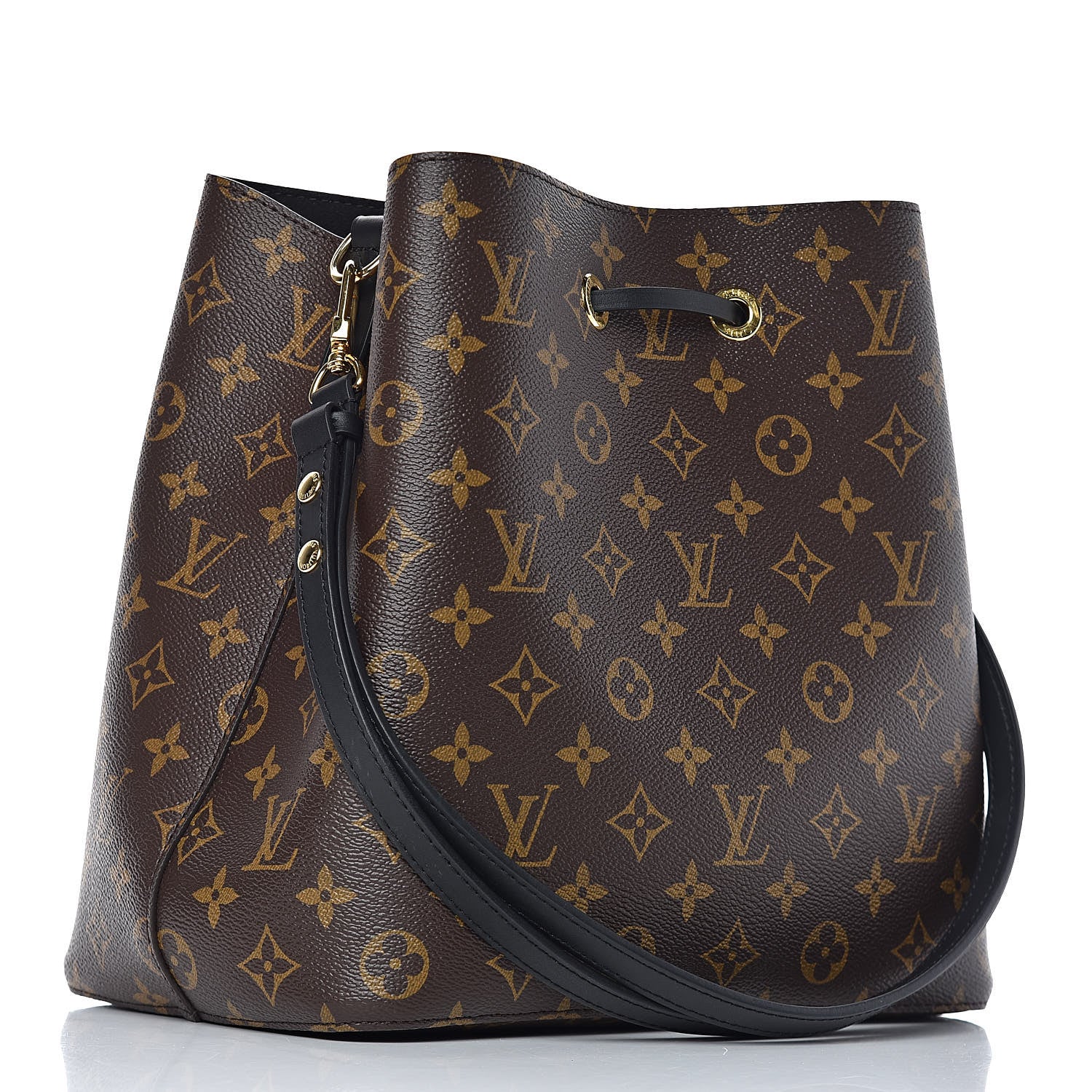 Louis Vuitton Monogram Neonoe MM Black 3 of 11