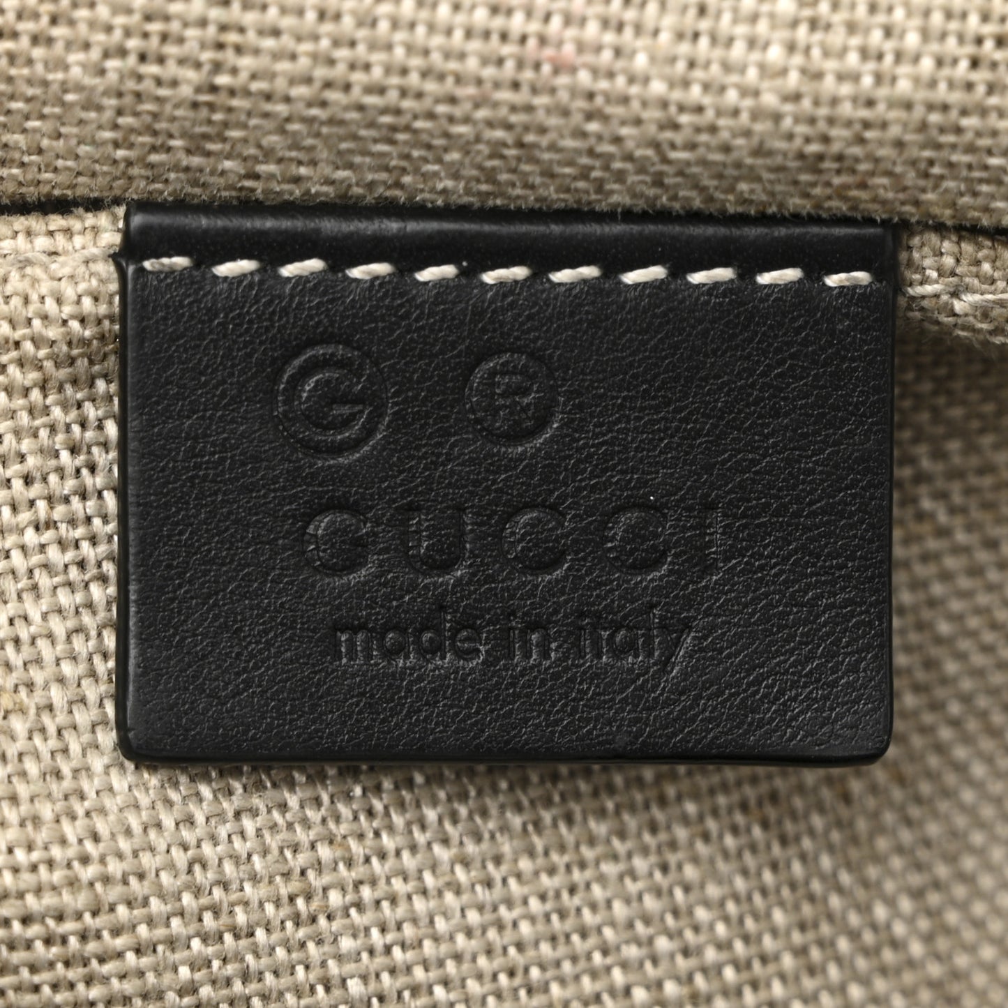 Microguccissima Mini Bree Messenger Bag Black