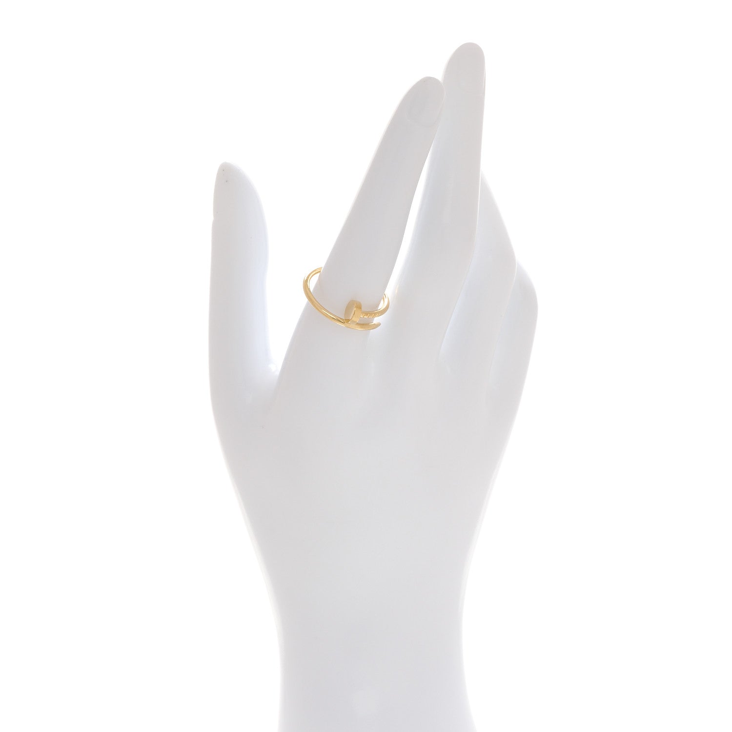 Cartier 18K Yellow Gold Small Juste Un Clou Ring 58 8.25 2 of 6