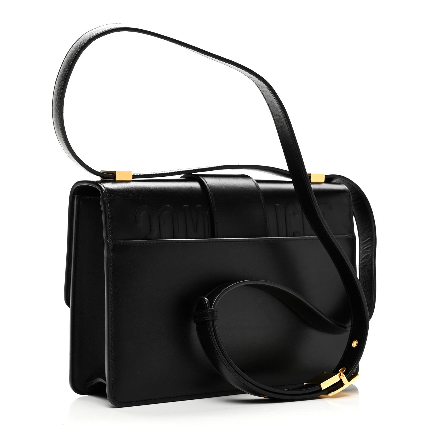 Christian Dior Box Calfskin 30 Montaigne Flap Bag Black 1878357