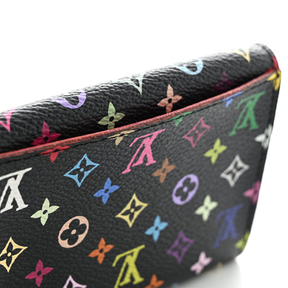 Louis Vuitton Monogram Multicolor Business Card Holder Black Grenade 9 of 9
