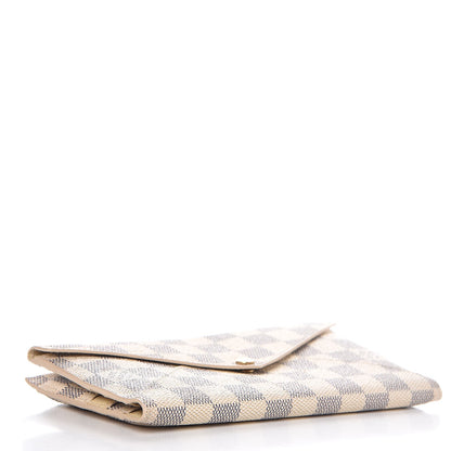 Louis Vuitton Damier Azur Long Origami Wallet 4 of 9