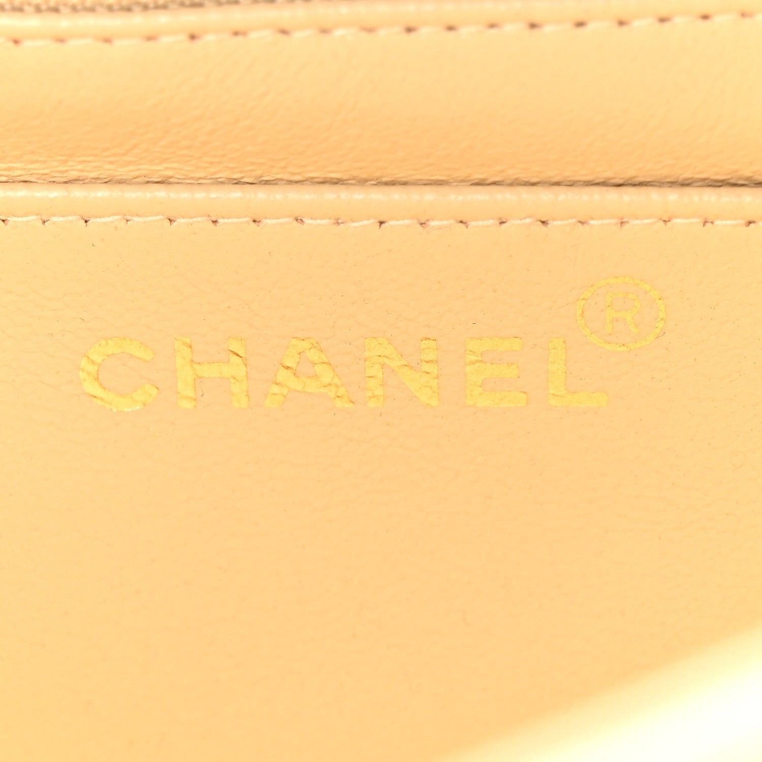 Chanel Lambskin Quilted Medium Single Flap Beige 6 of 12