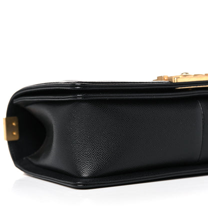 Chanel Caviar Quilted Medium Boy Flap Black 7 of 9