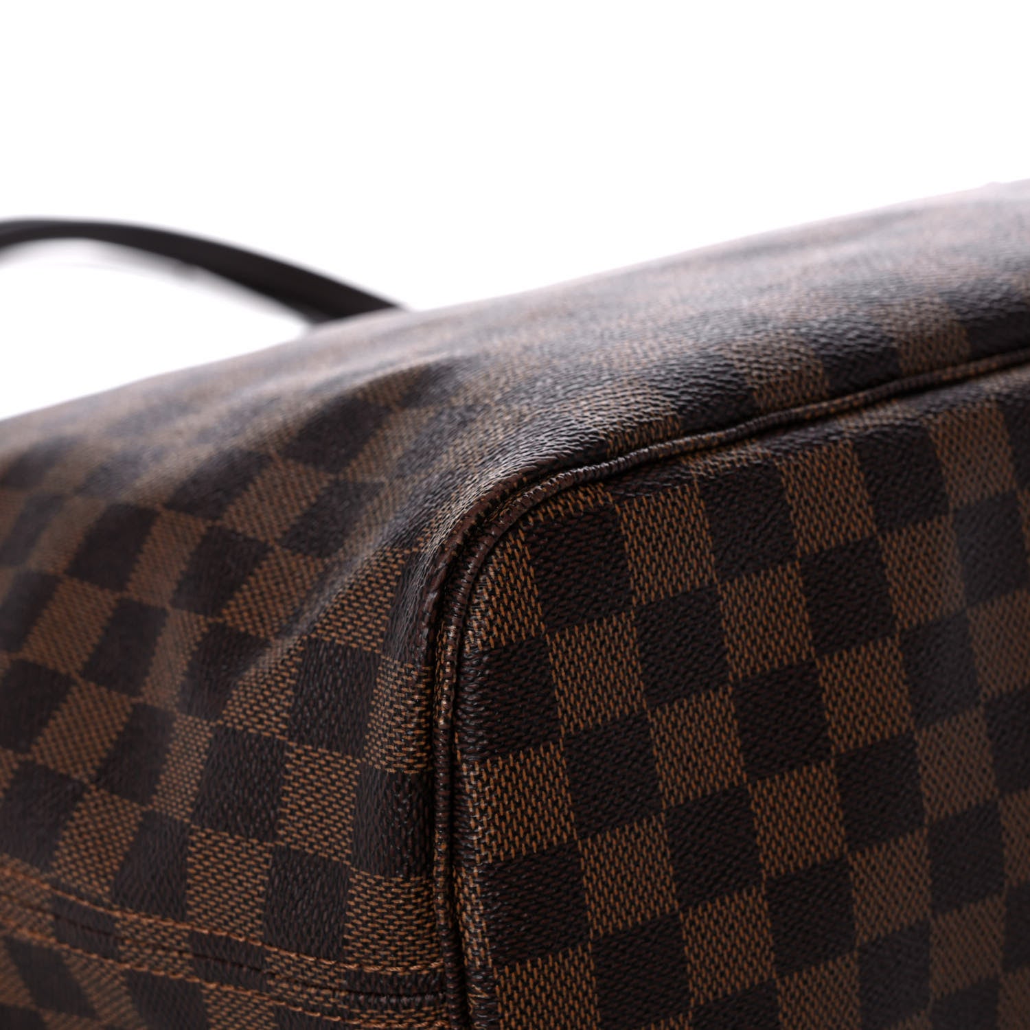 Louis Vuitton Damier Ebene Neo Neverfull MM Rose Ballerine 9 of 14
