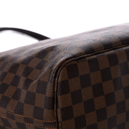 Louis Vuitton Damier Ebene Neo Neverfull MM Rose Ballerine 9 of 14