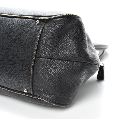 Chanel Calfskin Tassel Satchel Black 10 of 12