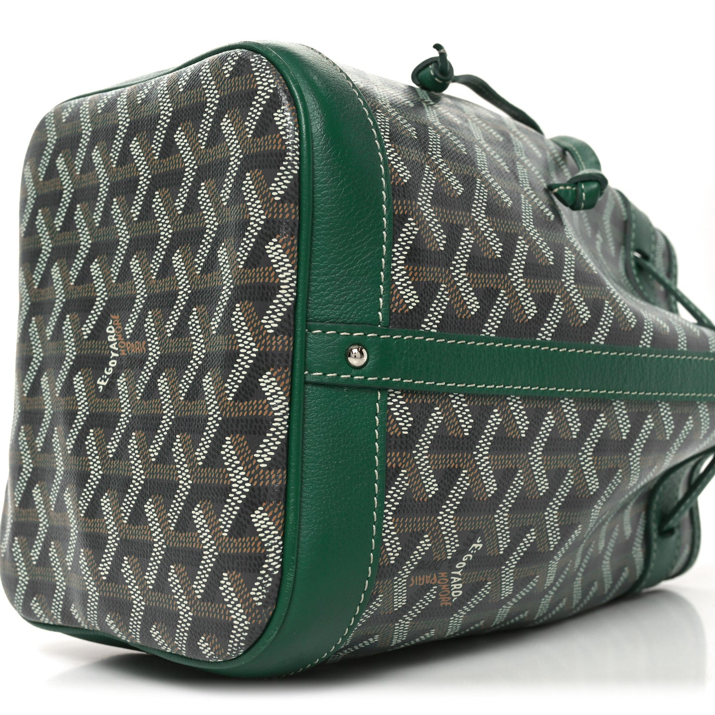 Goyardine Petit Flot Bucket Bag PM Green