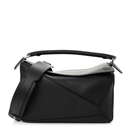 Loewe Calfskin Medium Puzzle Bag Black 1 of 10