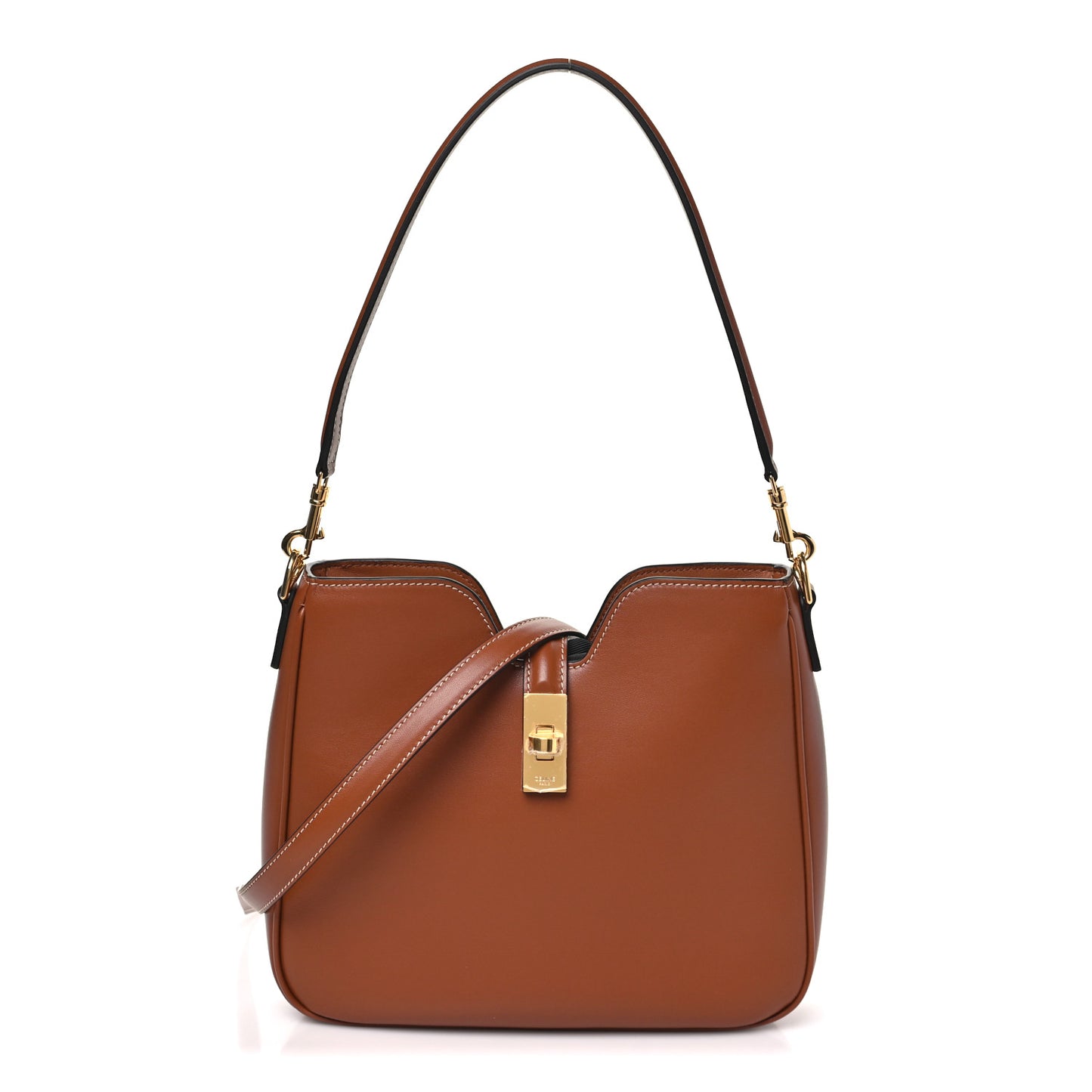Smooth Calfskin Small Camille 16 Soft Bag Tan