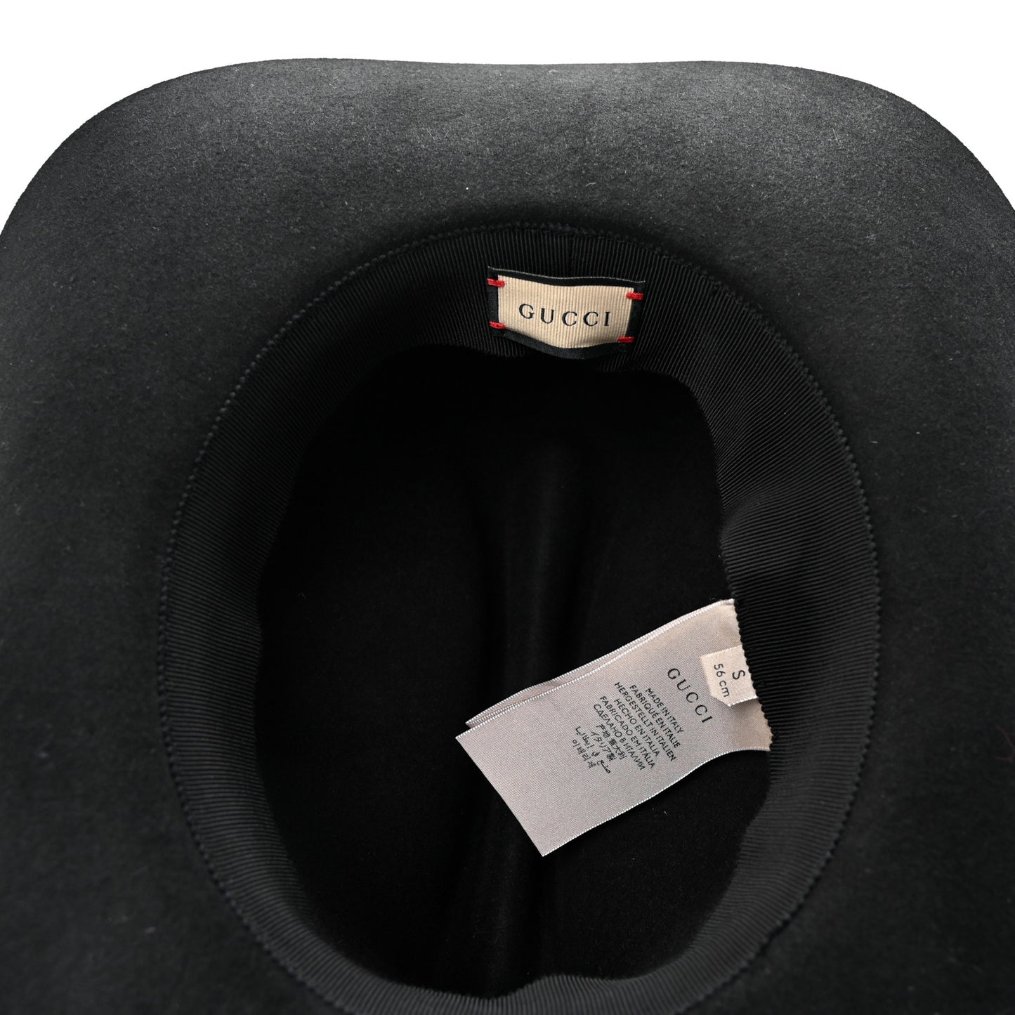Felt Dallas Wide Brim Hat S Black