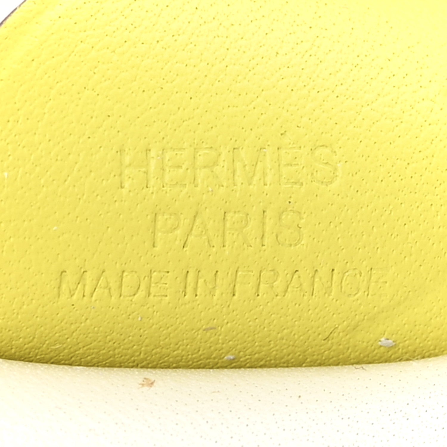 Hermes Milo Lambskin Grigri Rodeo Pegase Horse Bag Charm PM Craie Chai Lime 4 of 5