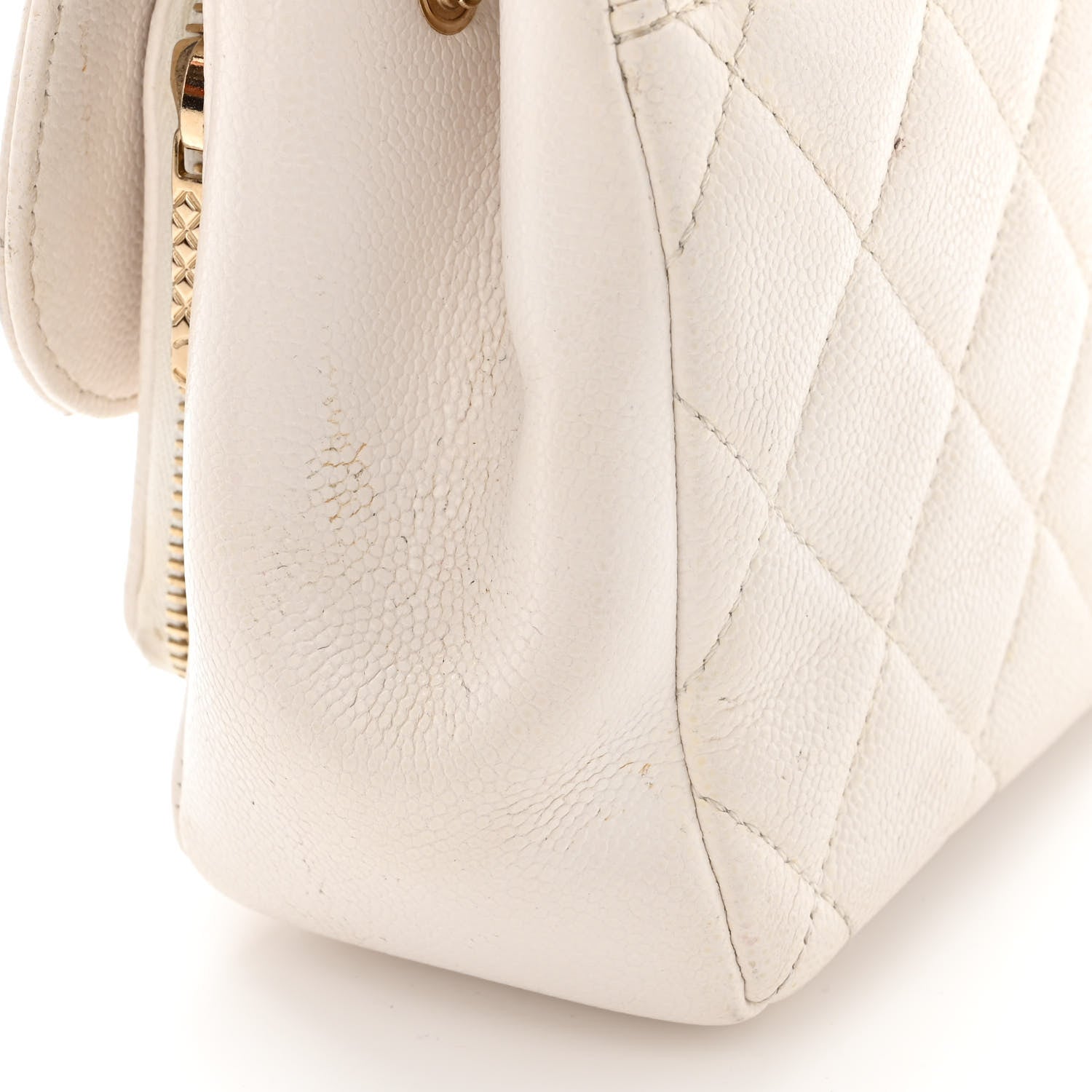 Chanel Caviar Quilted Small Business Affinity Flap White 15 of 19