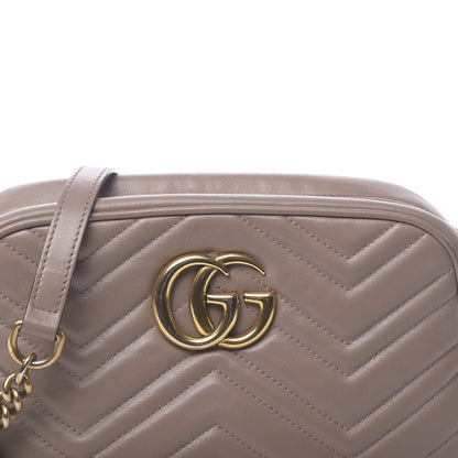 Gucci Calfskin Matelasse Small GG Marmont Chain Shoulder Bag Porcelain Rose 20 of 20