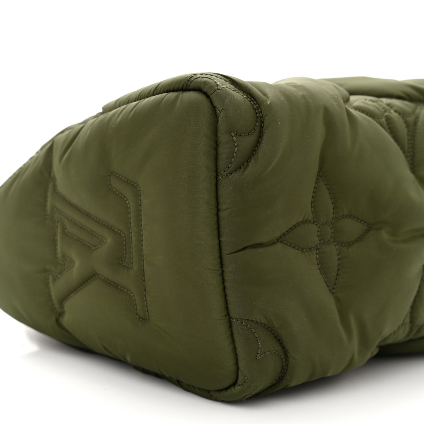 LOUIS VUITTON Econyl Mini Monogram Pillow Speedy Bandouliere 25 Khaki