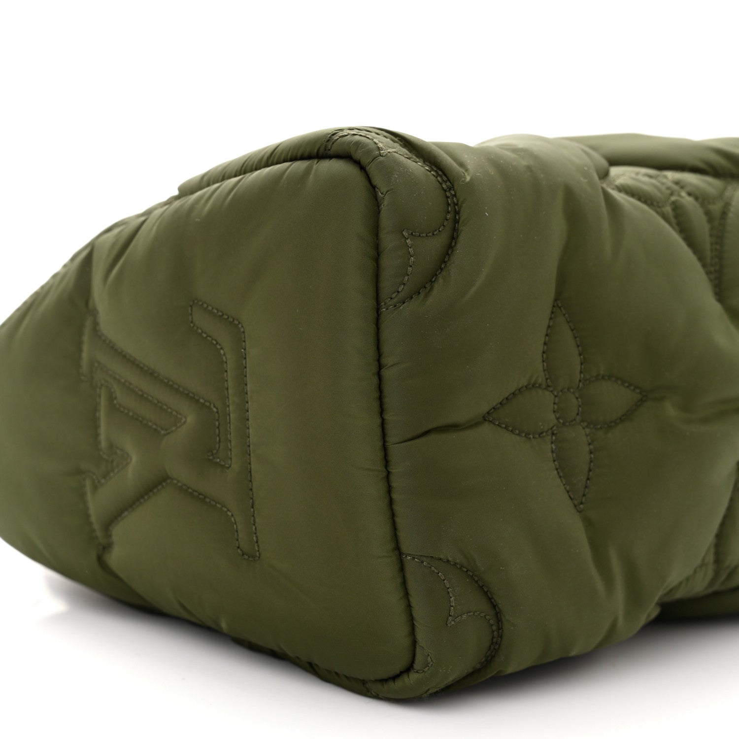 Louis Vuitton LOUIS VUITTON Econyl Mini Monogram Pillow Speedy Bandouliere 25 Khaki 8 of 9