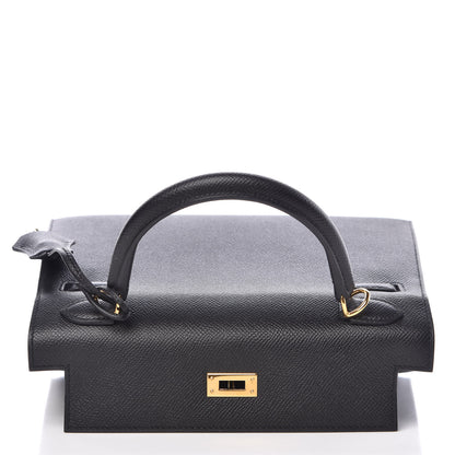 Hermes Epsom Kelly Sellier 25 Black 16 of 37